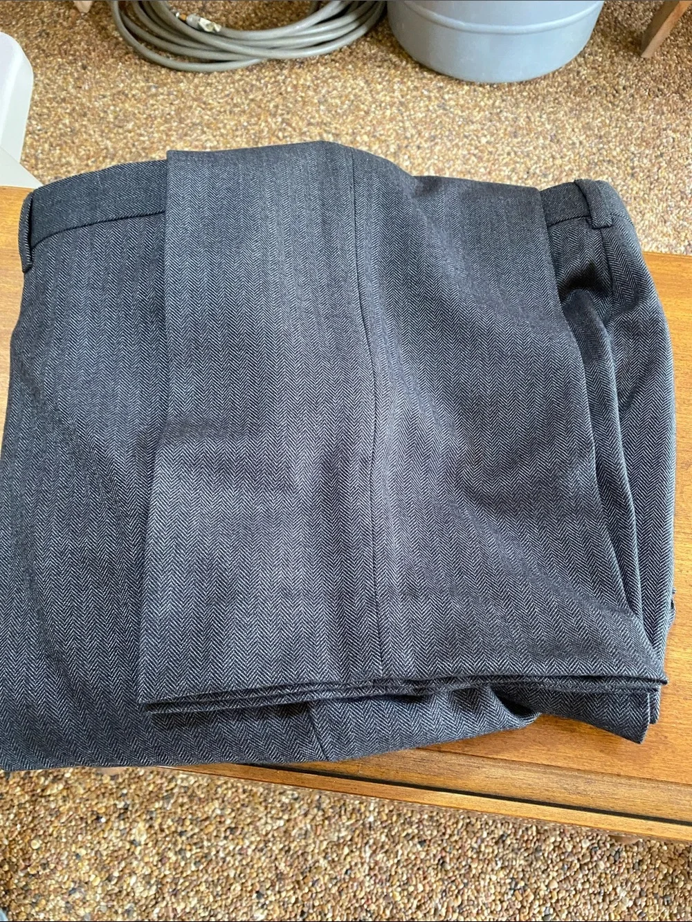 Men's Dk gray Dress Pants - Classic Tailored Fit
